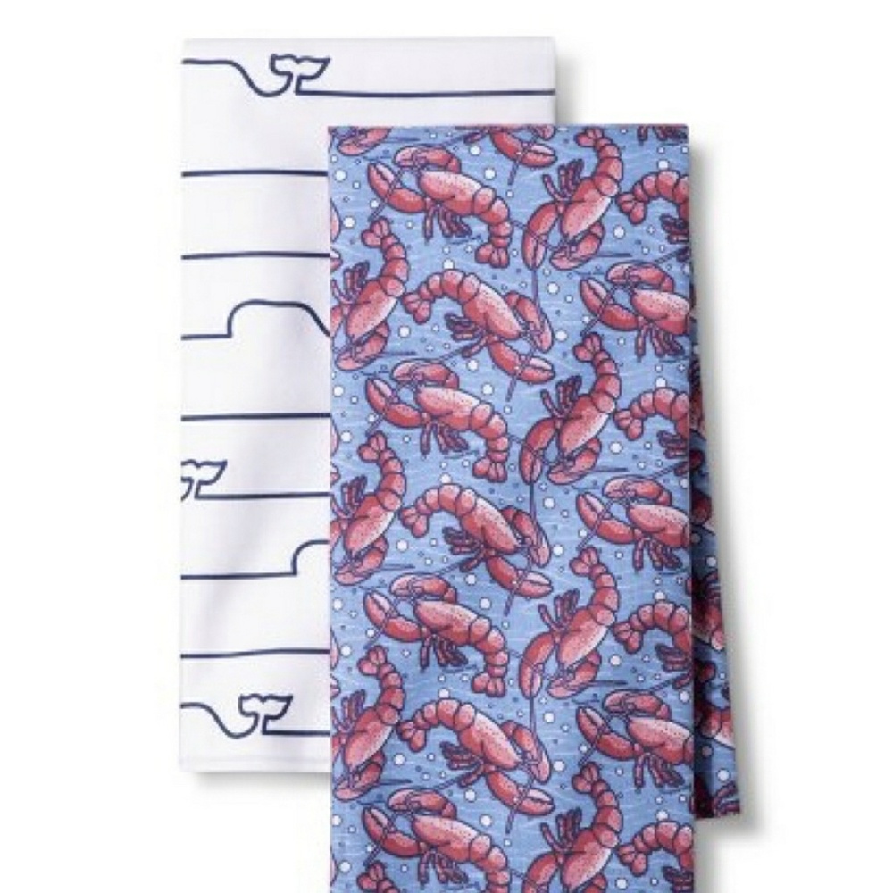Nwt Vineyard Vines Towel Set of 2 Targer Line